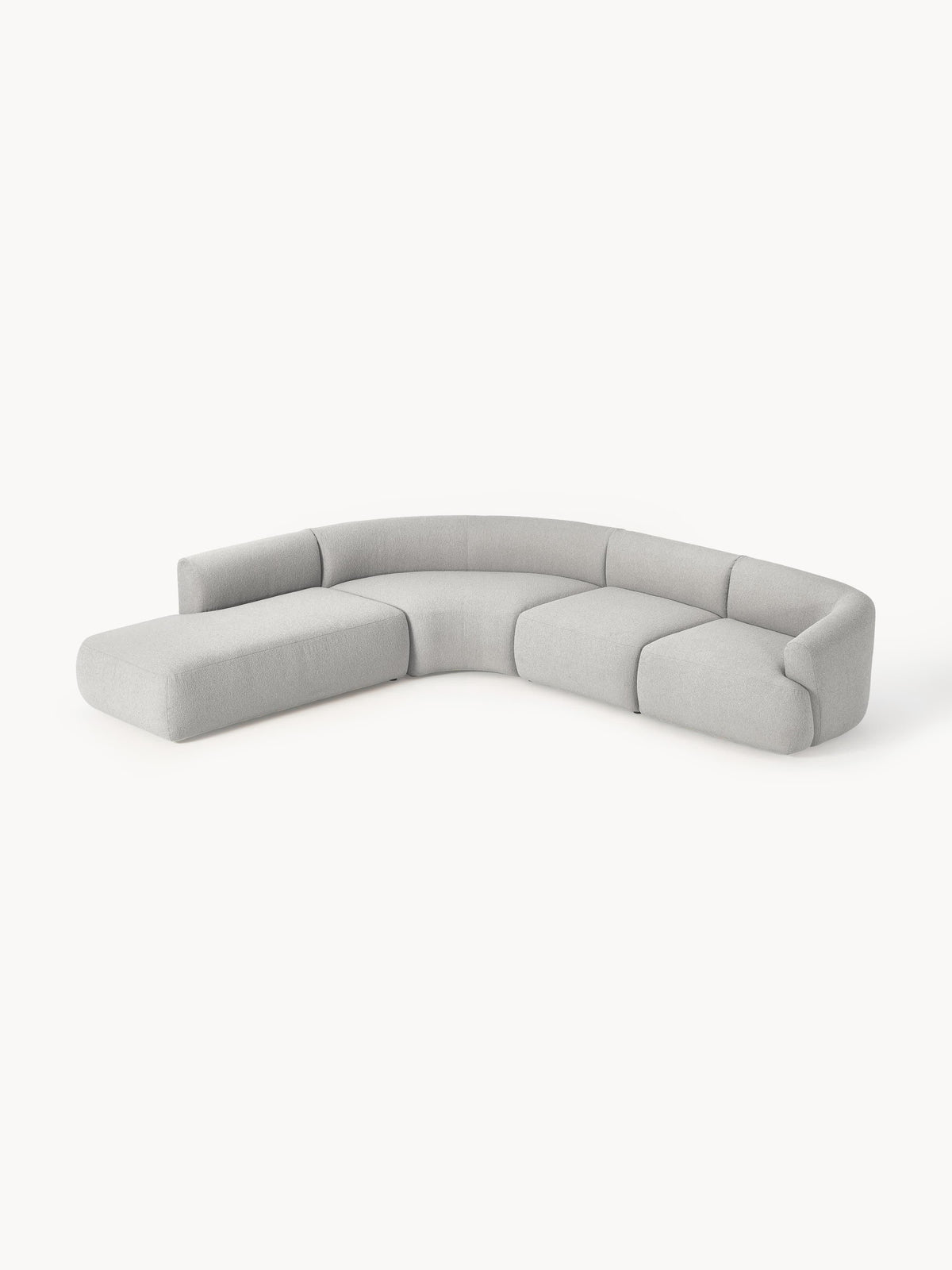 Fiorvana Modular Corner Sofa in Bouclé (4-Seater)