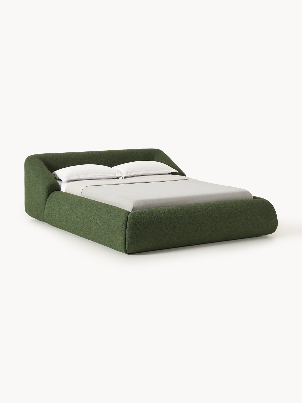 Fiorvana Upholstered Bed in Bouclé