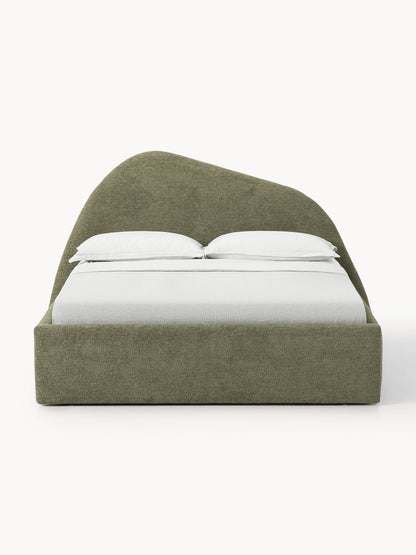 Garzoli Upholstered Bed in Bouclé