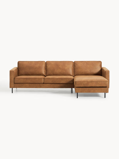 Huntabri Corner Sofa in Leather (3-Seater)