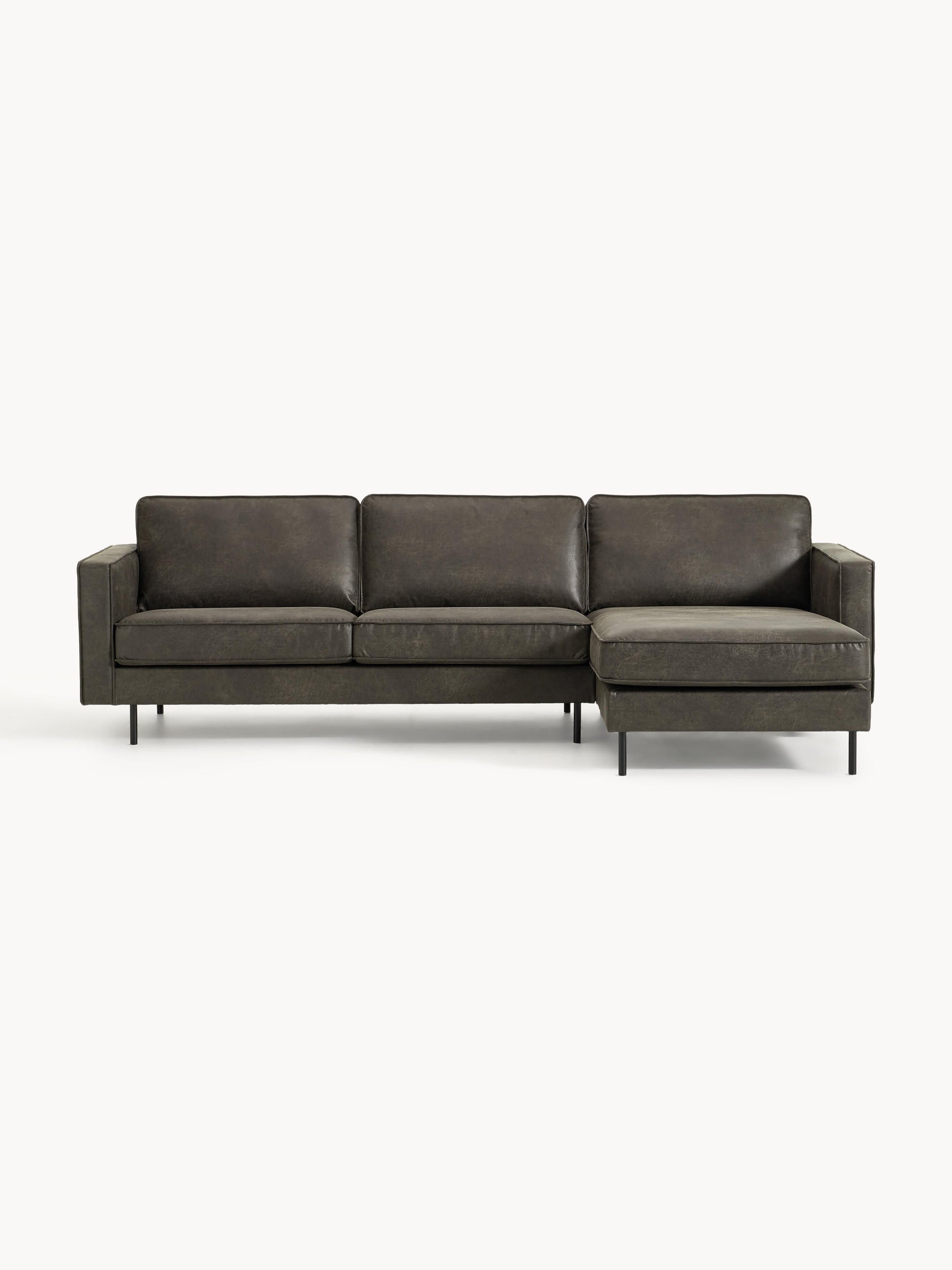 Huntabri Corner Sofa in Leather (3-Seater)