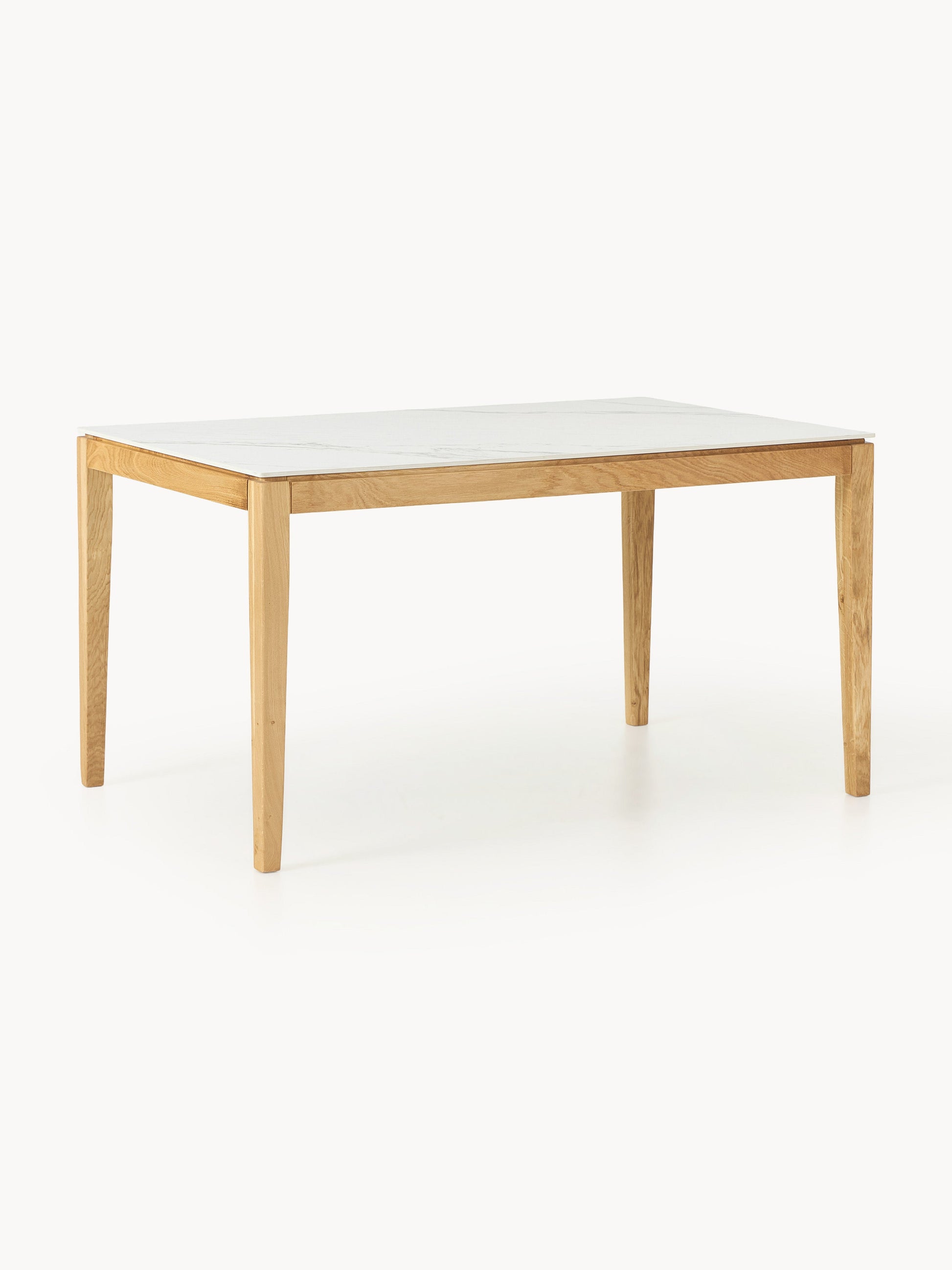 Jacovetti Dining Table with Marble-Look Tabletop, in Various Sizes