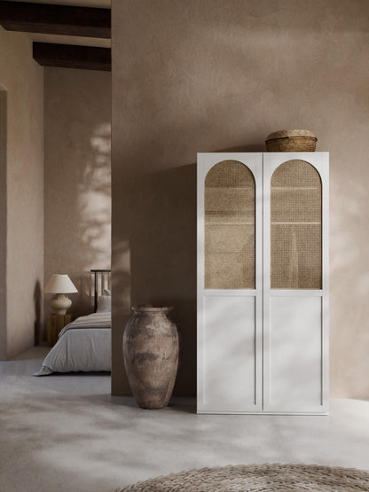 Jeanbrisa Modular Hinged-Door Wardrobe, 100 cm Wide, in Various Sizes