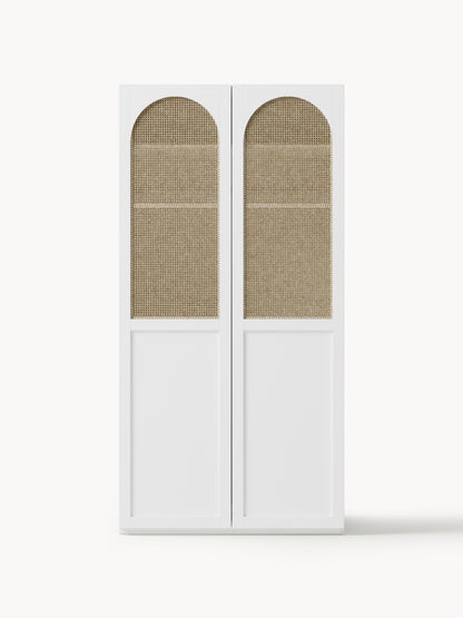 Jeanbrisa Modular Hinged-Door Wardrobe, 100 cm Wide, in Various Sizes