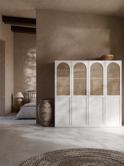 Jeanbrisa Modular Hinged-Door Wardrobe, 200 cm Wide, in Various Sizes