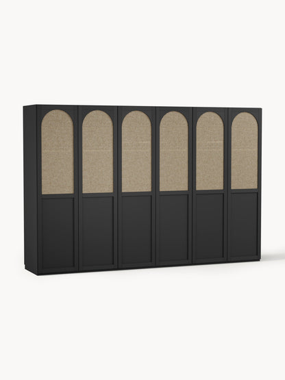 Jeanbrisa Modular Hinged-Door Wardrobe, 300 cm Wide, in Various Sizes