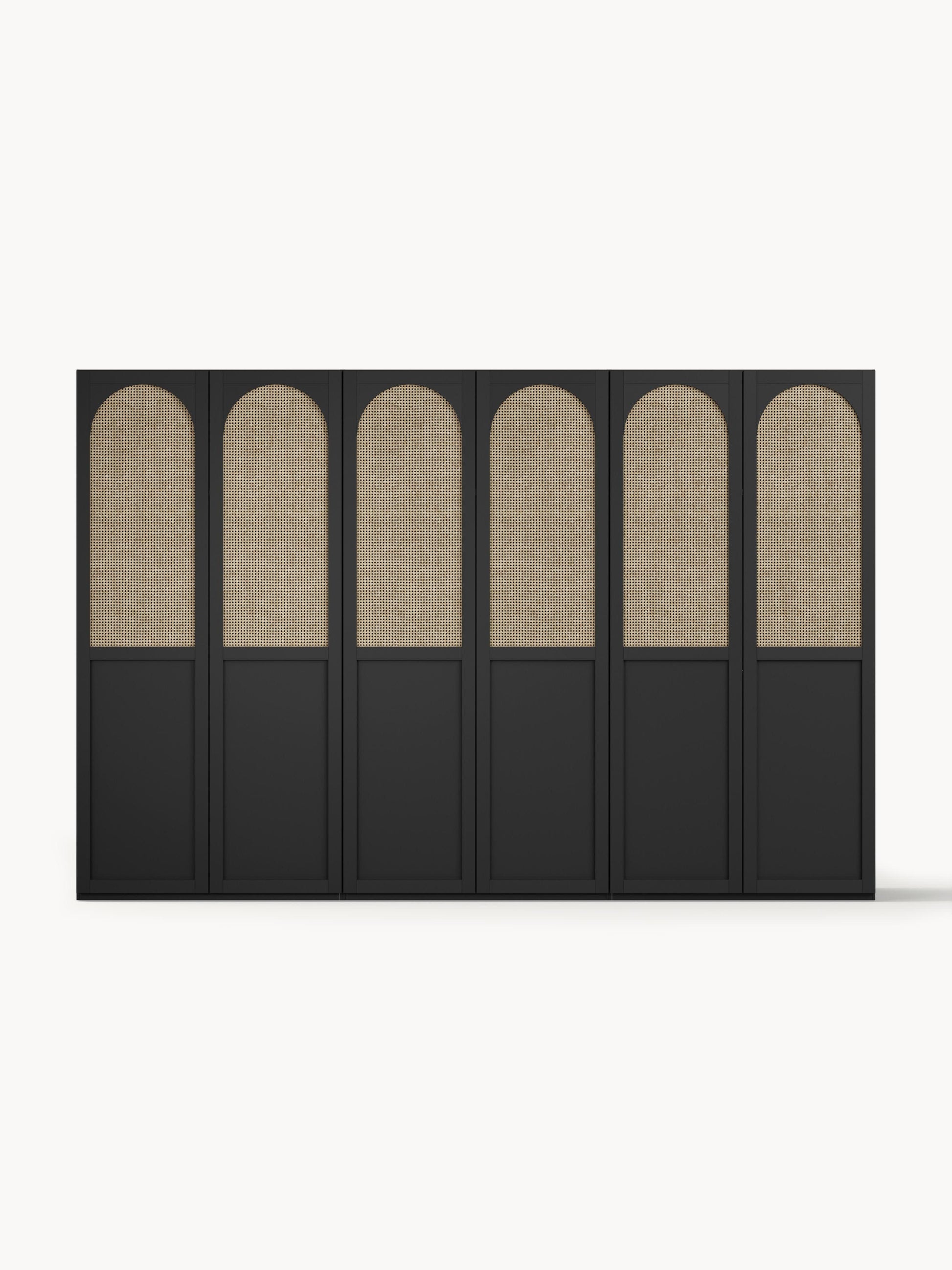 Jeanbrisa Modular Hinged-Door Wardrobe, 300 cm Wide, in Various Sizes