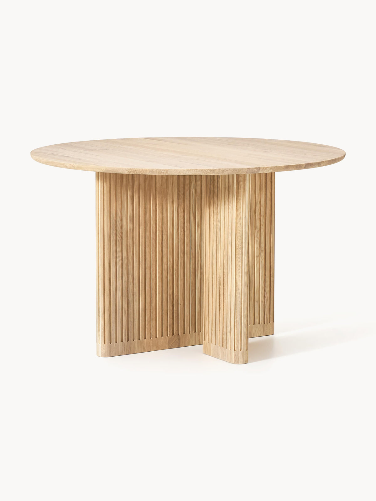 Jolmera Round Oak Dining Table, Ø 120 cm