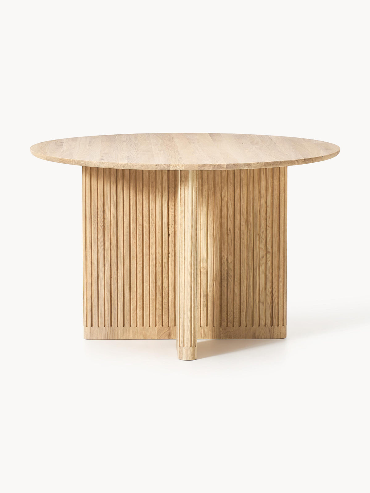 Jolmera Round Oak Dining Table, Ø 120 cm