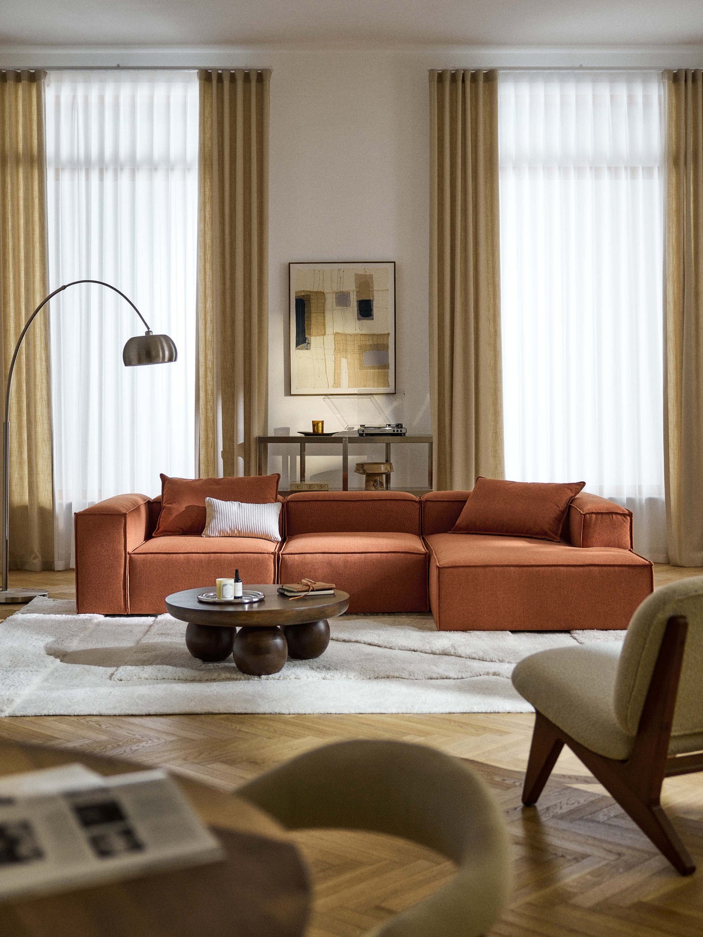 Lenvarro 4-Seater Modular Corner Sofa