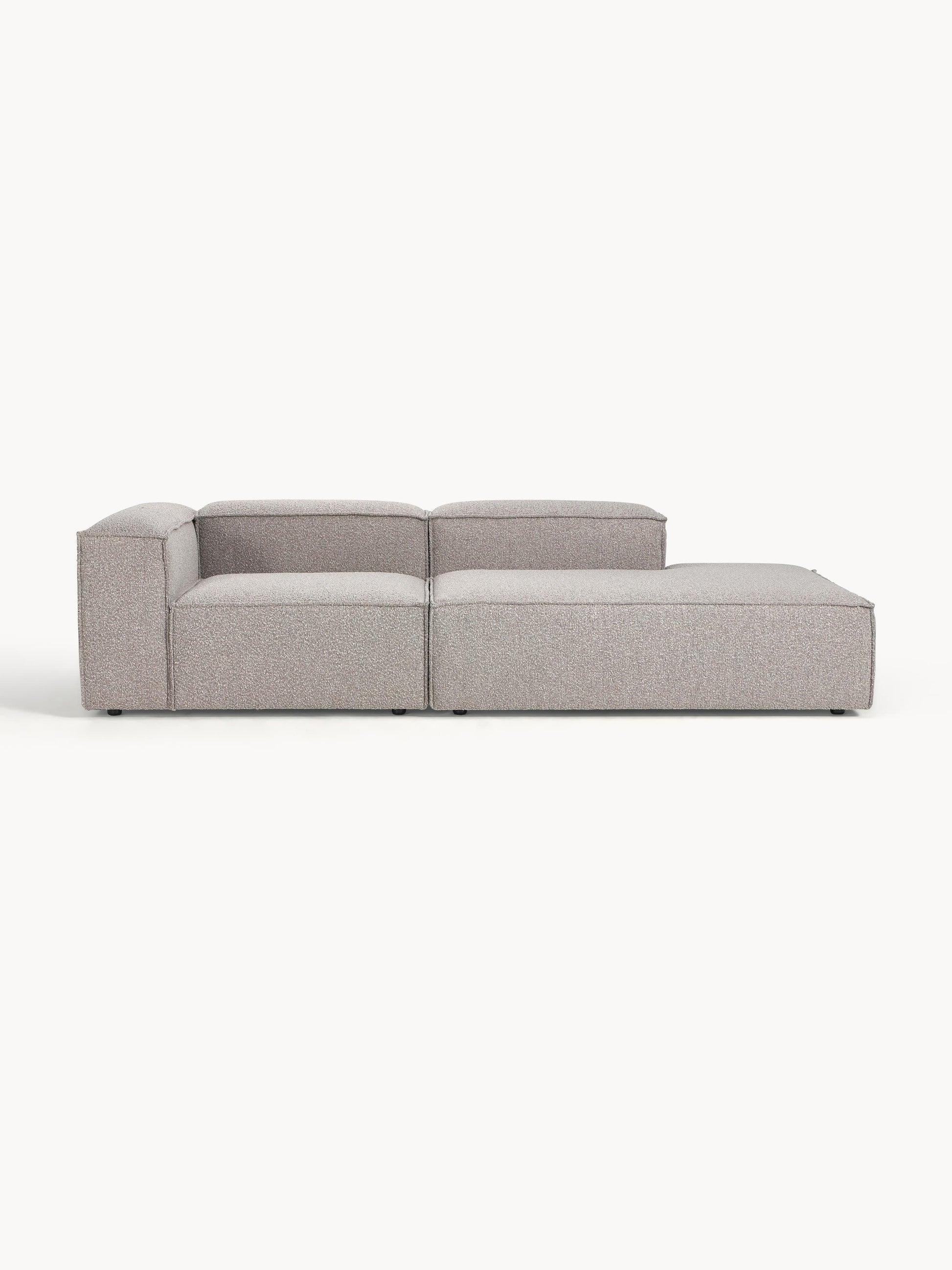 Lenvarro Bouclé Modular Ottoman
