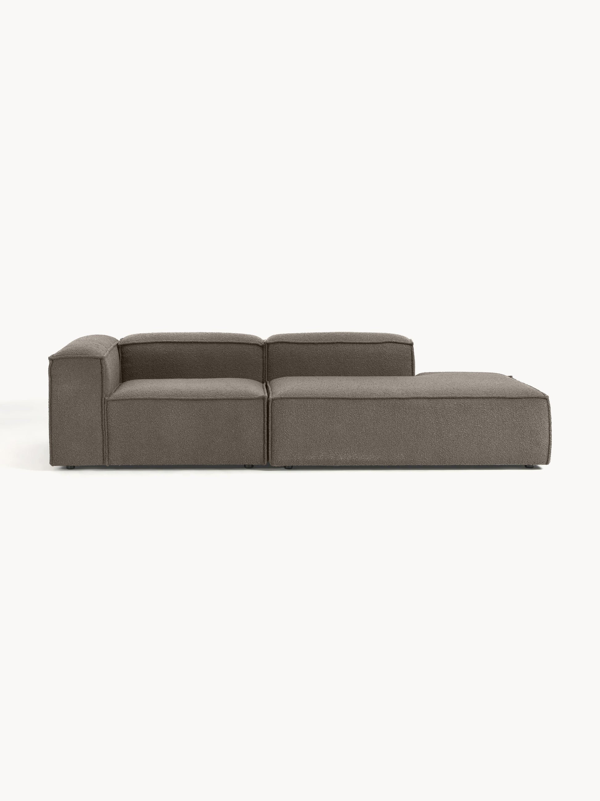 Lenvarro Bouclé Modular Ottoman