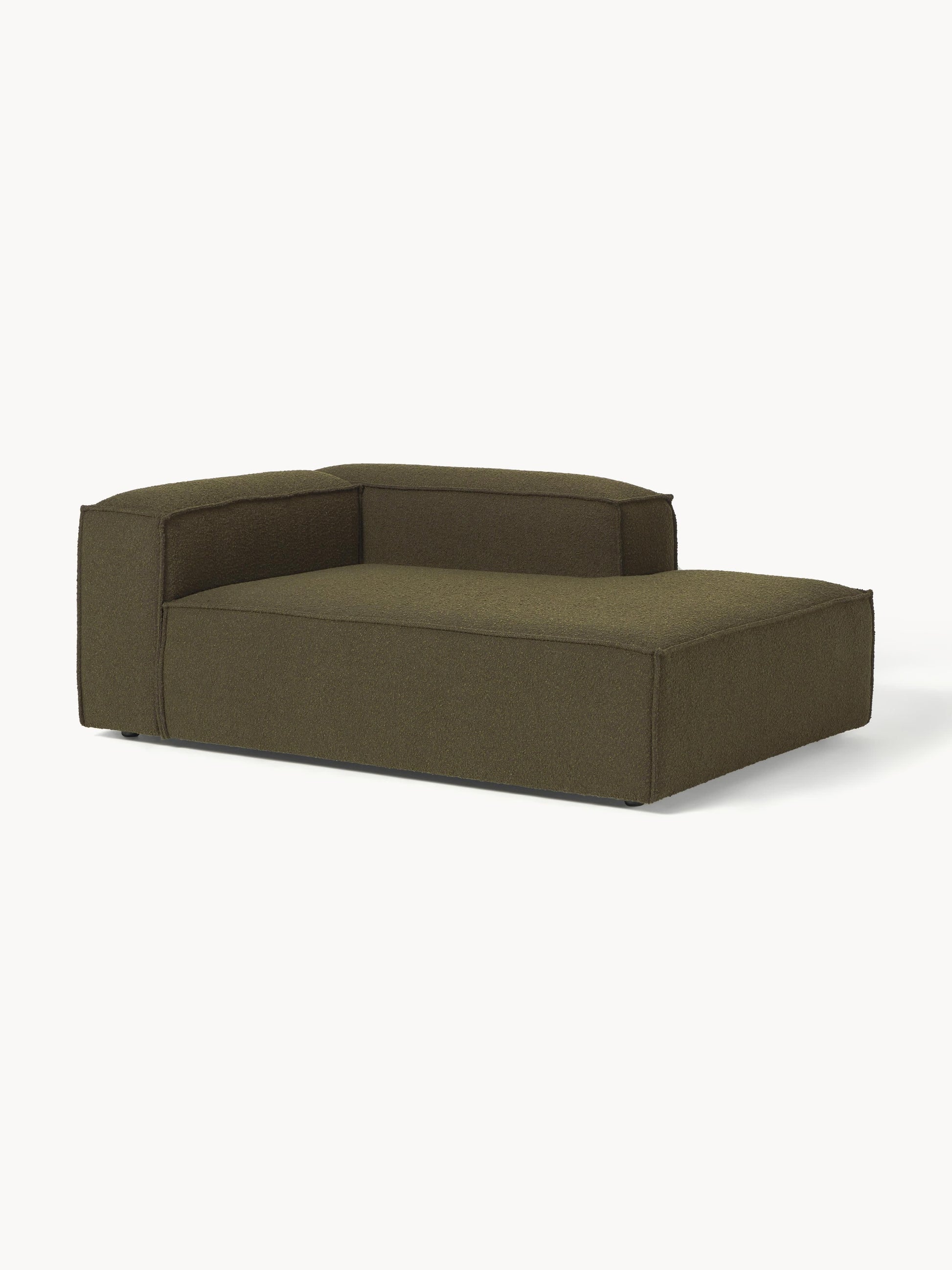 Lenvarro Bouclé Ottoman Corner Module