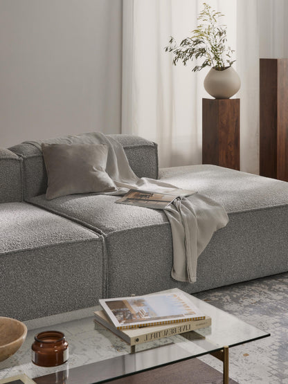 Lenvarro Bouclé Ottoman Module