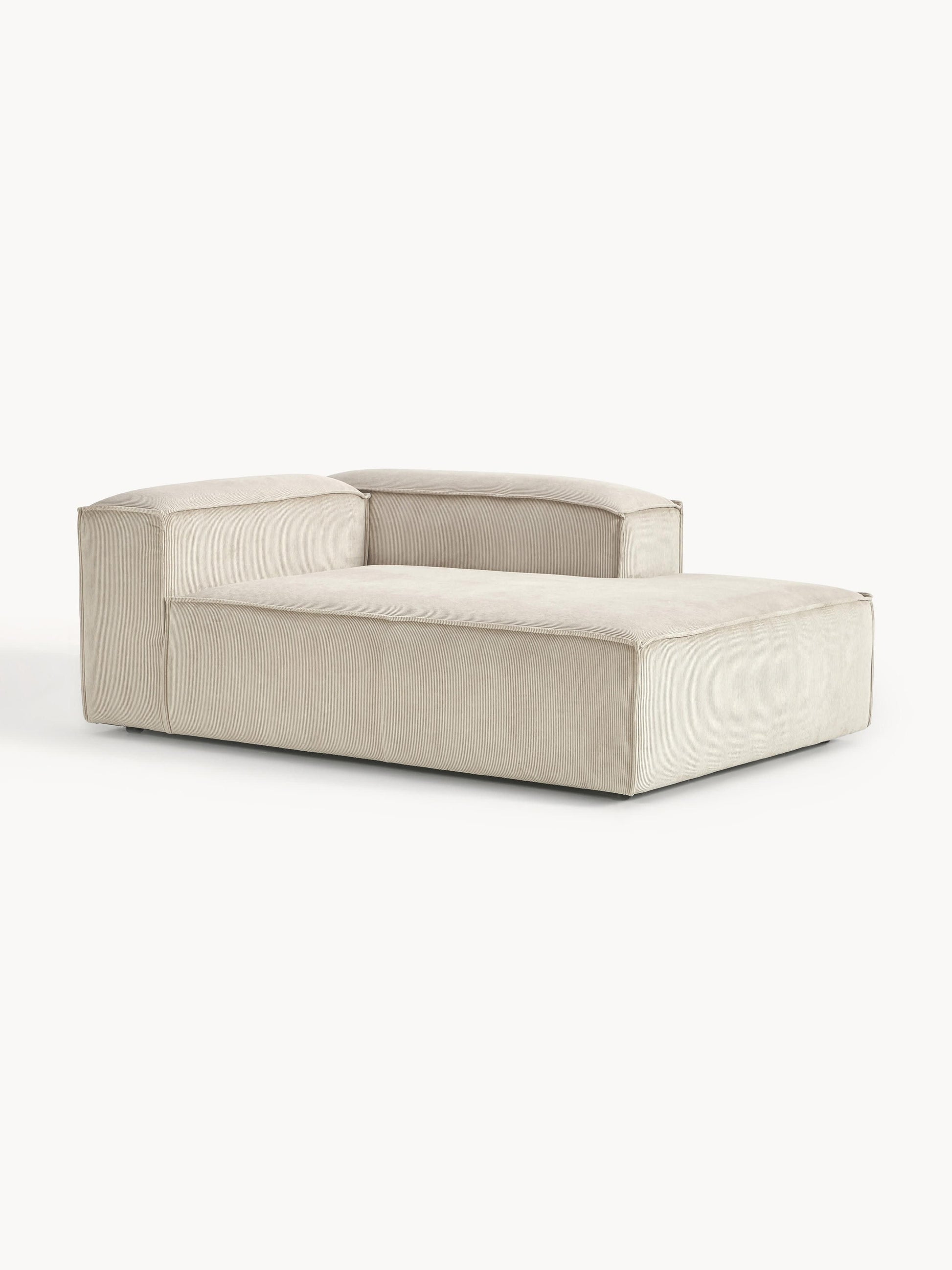 Lenvarro Corduroy Ottoman Corner Module