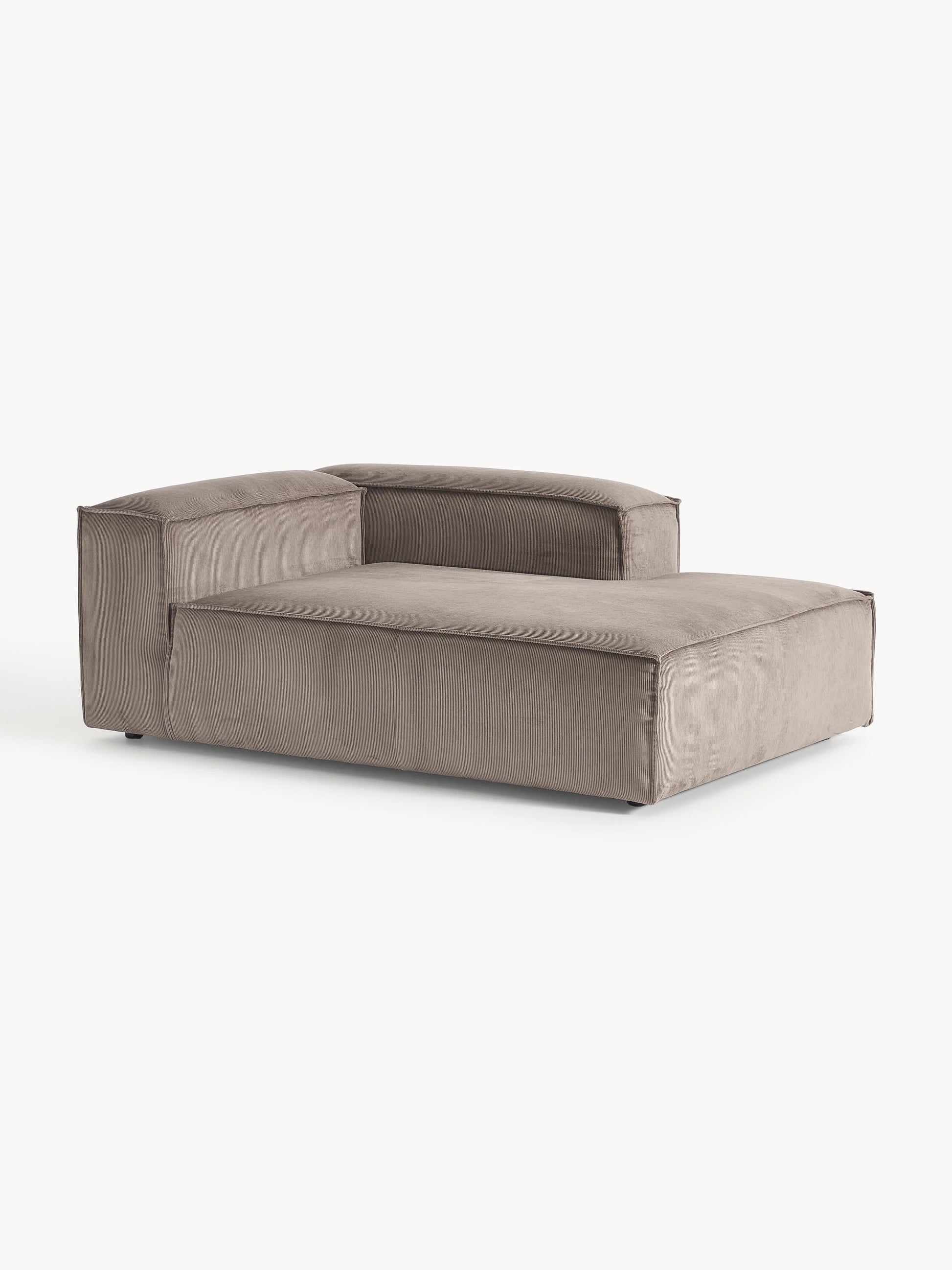 Lenvarro Corduroy Ottoman Corner Module