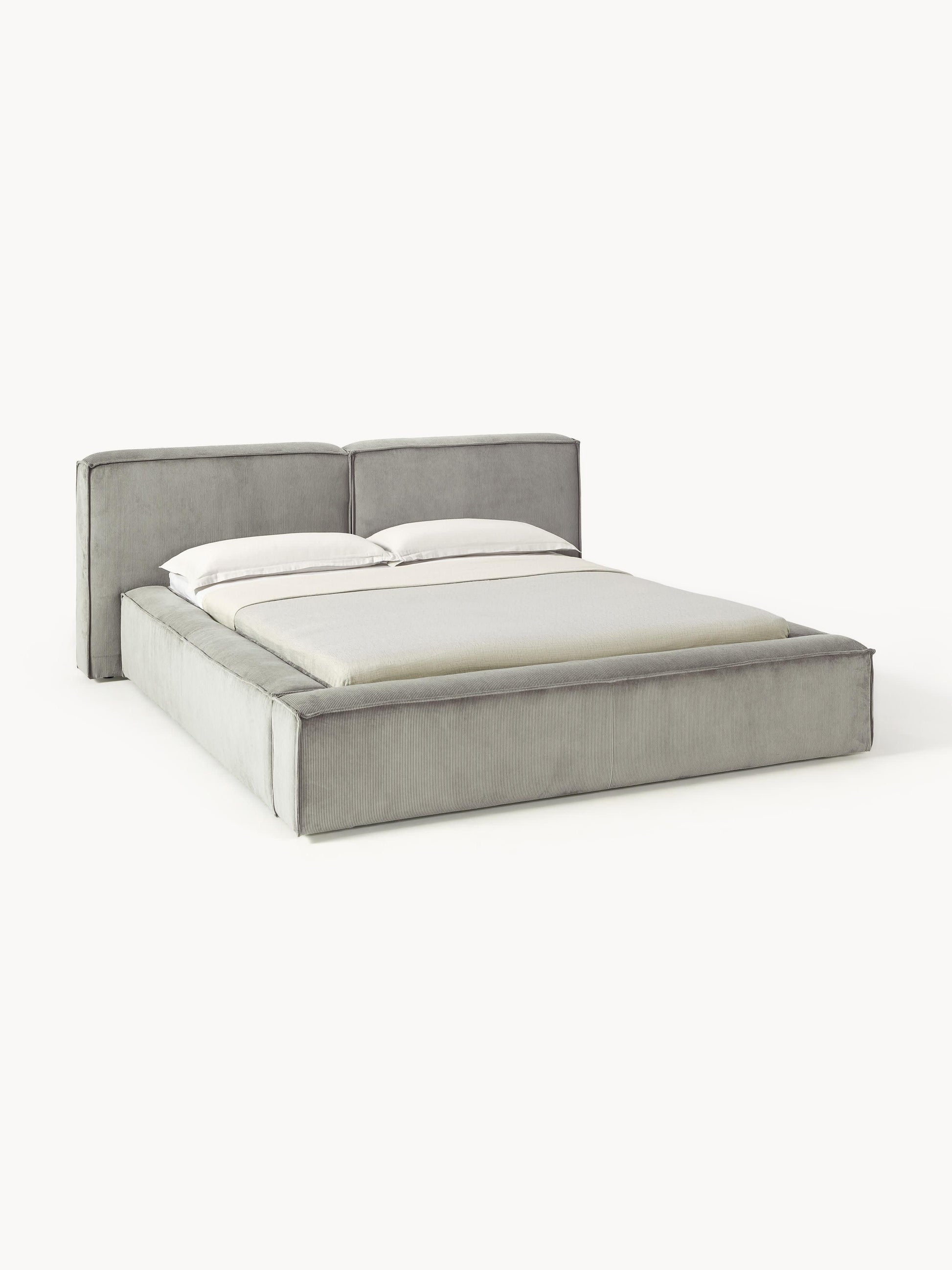 Lenvarro Corduroy Upholstered Bed