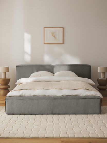 Lenvarro Corduroy Upholstered Bed