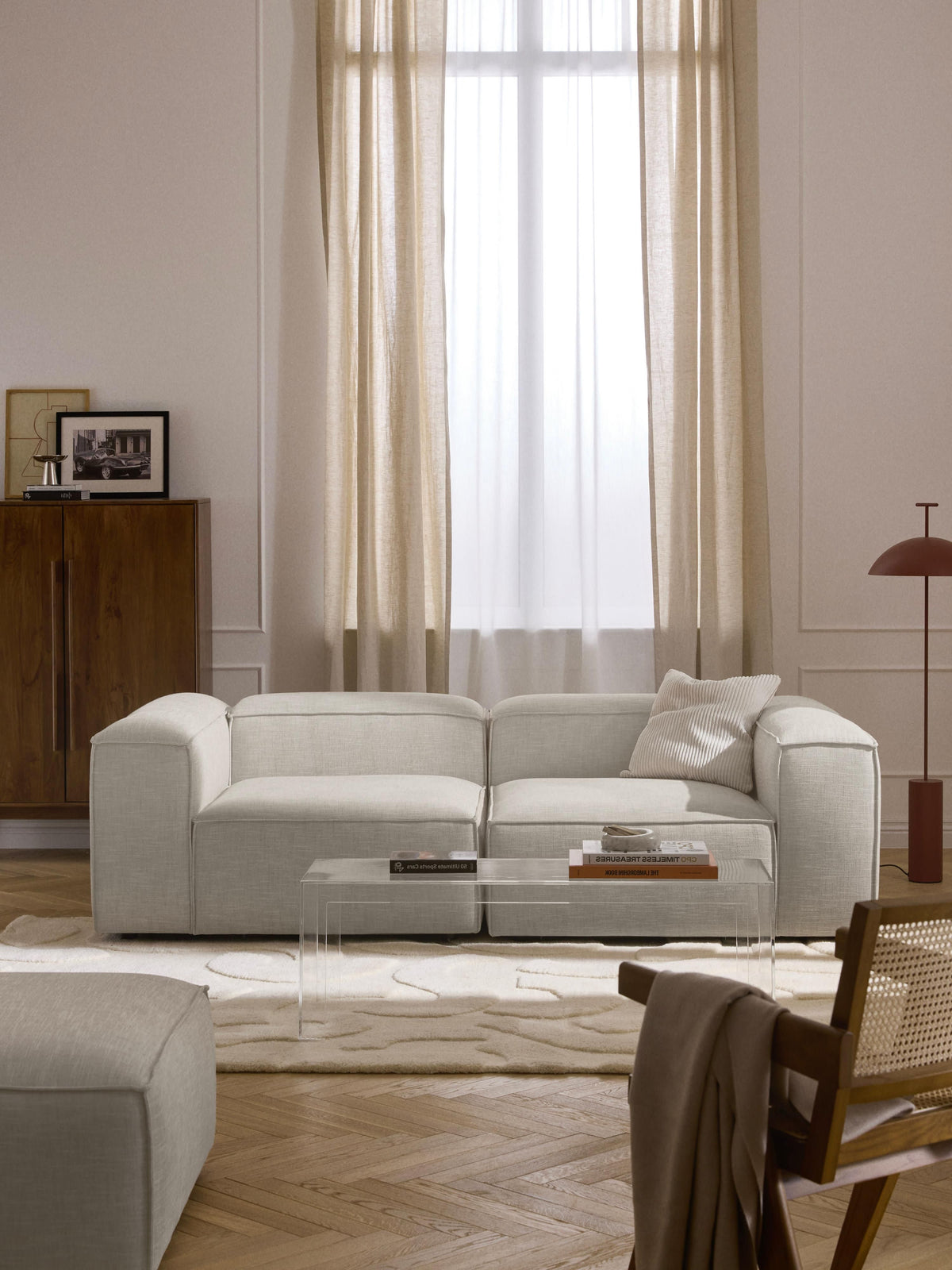 Lenvarro Corner Module in Linen Blend