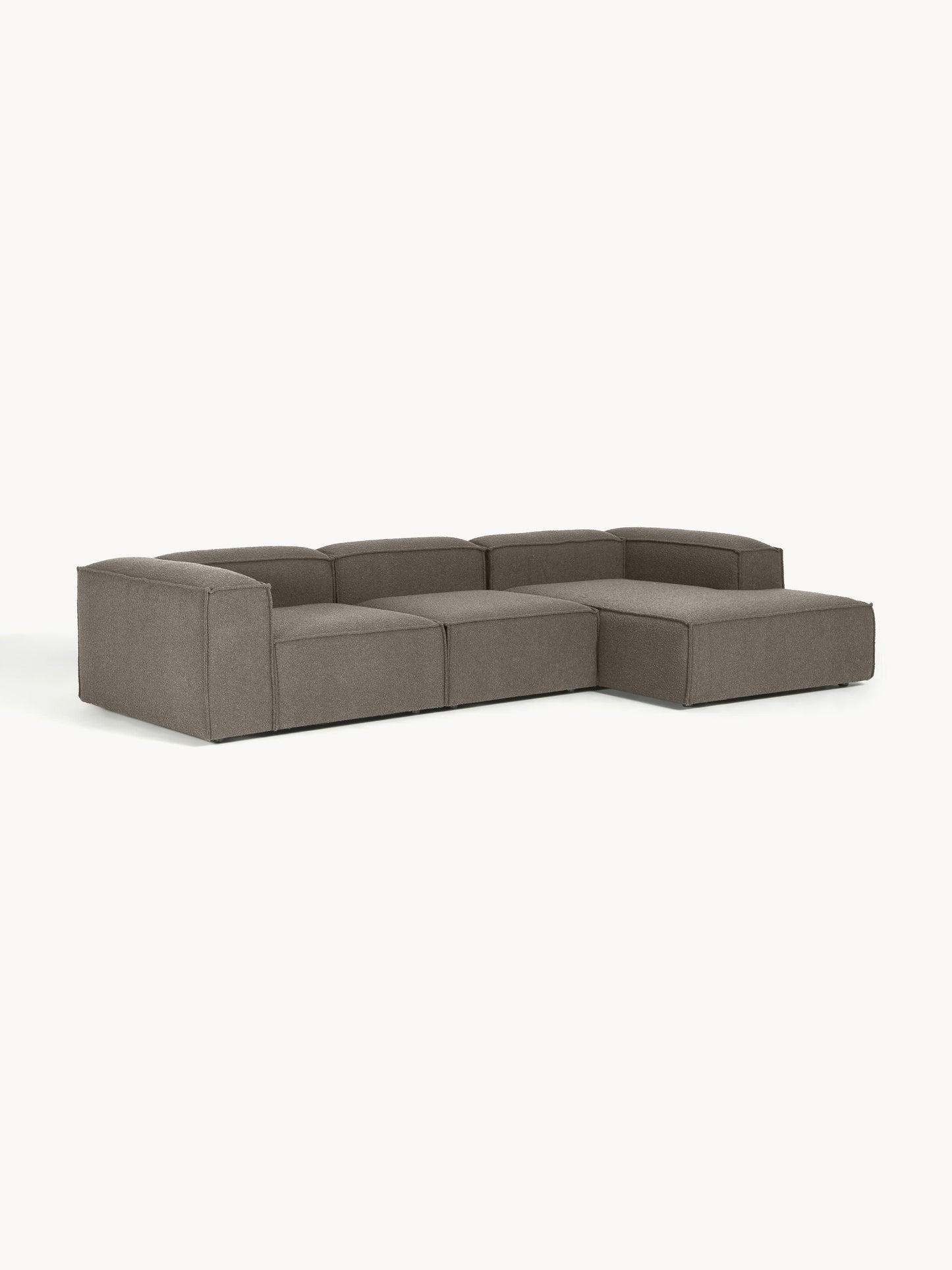 Lenvarro Modular Corner Sofa in Bouclé (4-Seater)
