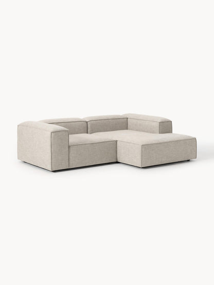 Lenvarro Modular Linen Blend Corner Sofa (2-Seater)