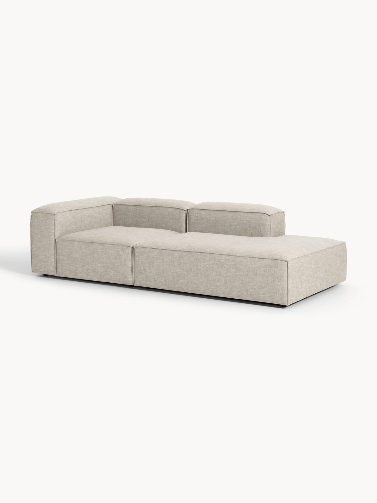 Lenvarro Modular Ottoman in Linen Blend