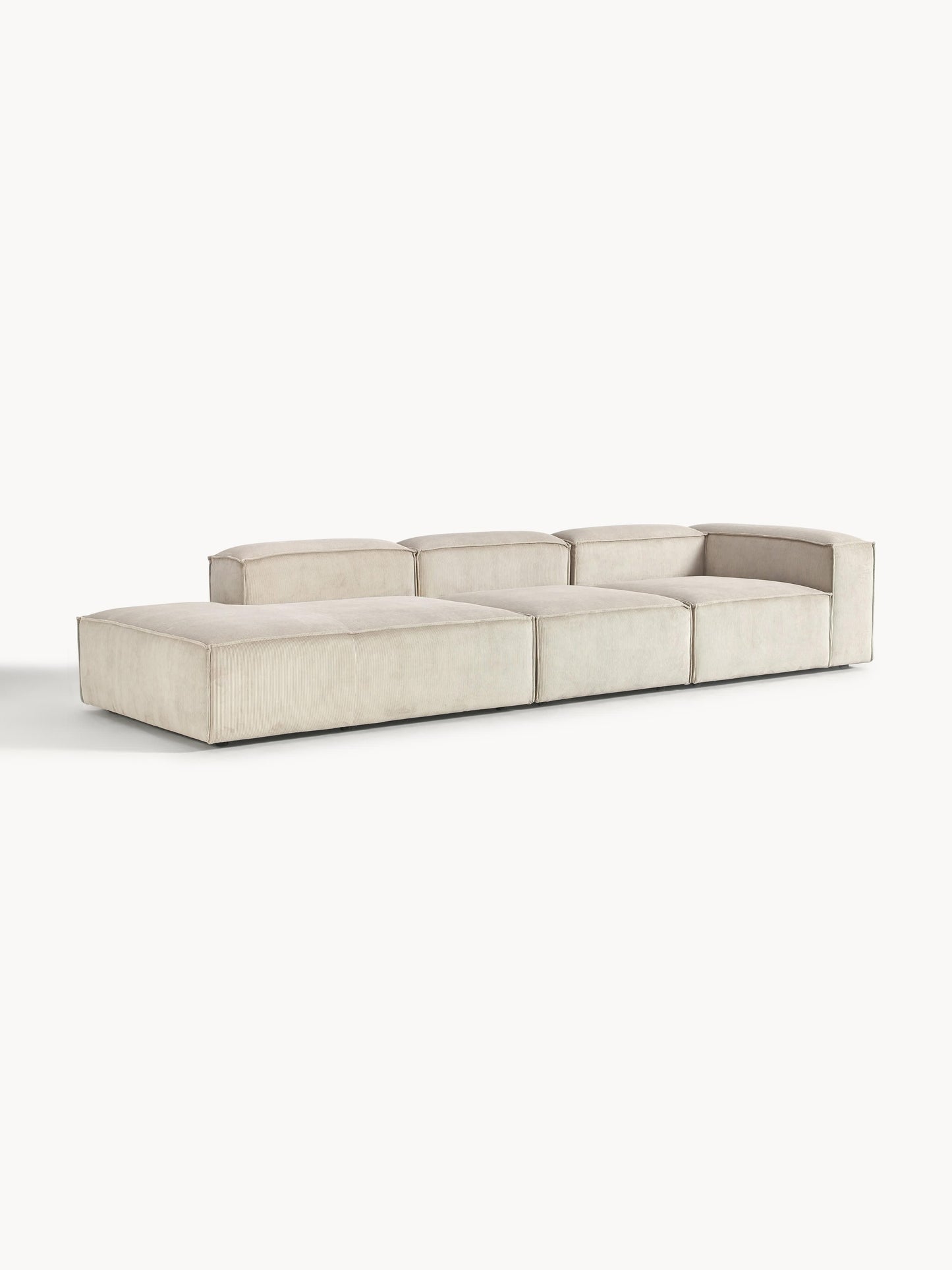 Lenvarro Modular XL Corduroy Ottoman
