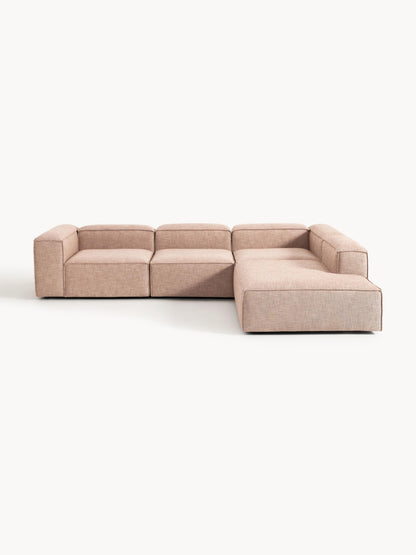 Lenvarro Modular XL Corner Sofa (4-Seater) in Linen Blend