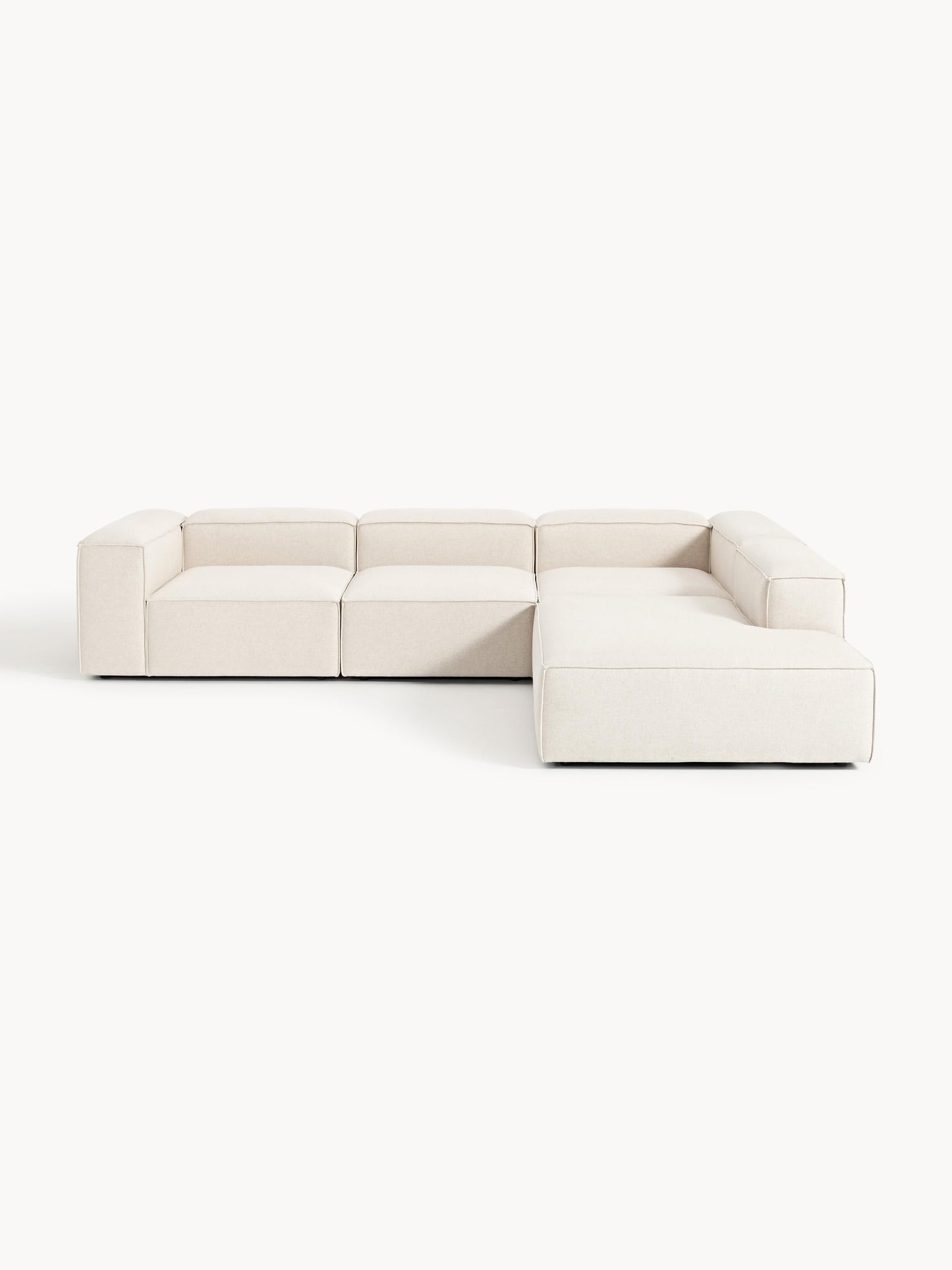Lenvarro Modular XL Corner Sofa (4-Seater) in Linen Blend
