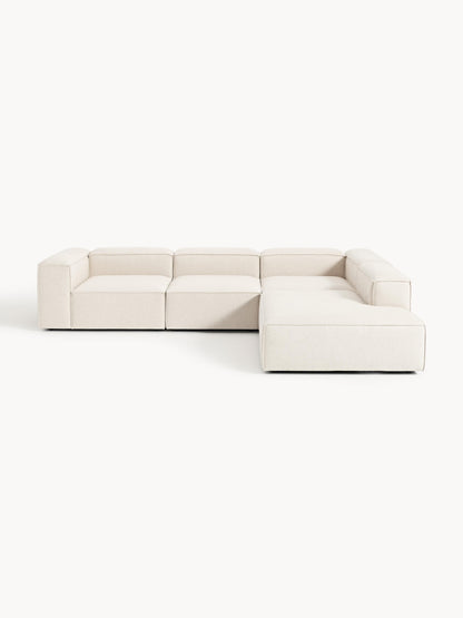 Lenvarro Modular XL Corner Sofa (4-Seater) in Linen Blend