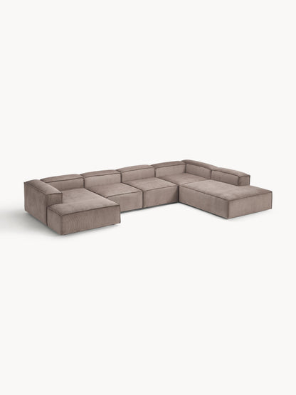 Lenvarro Modular XL Sofa in Corduroy