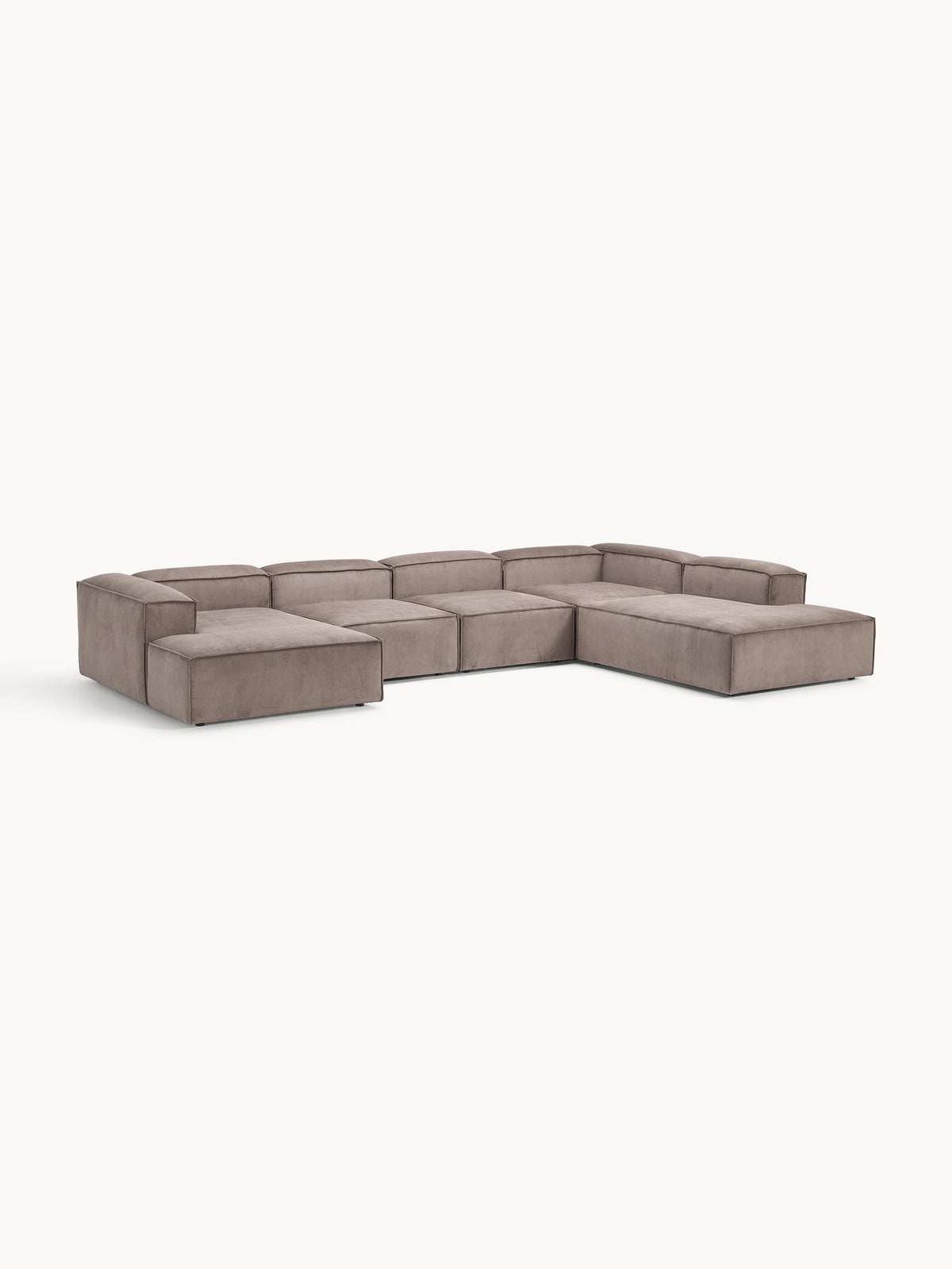 Lenvarro Modular XL Sofa in Corduroy