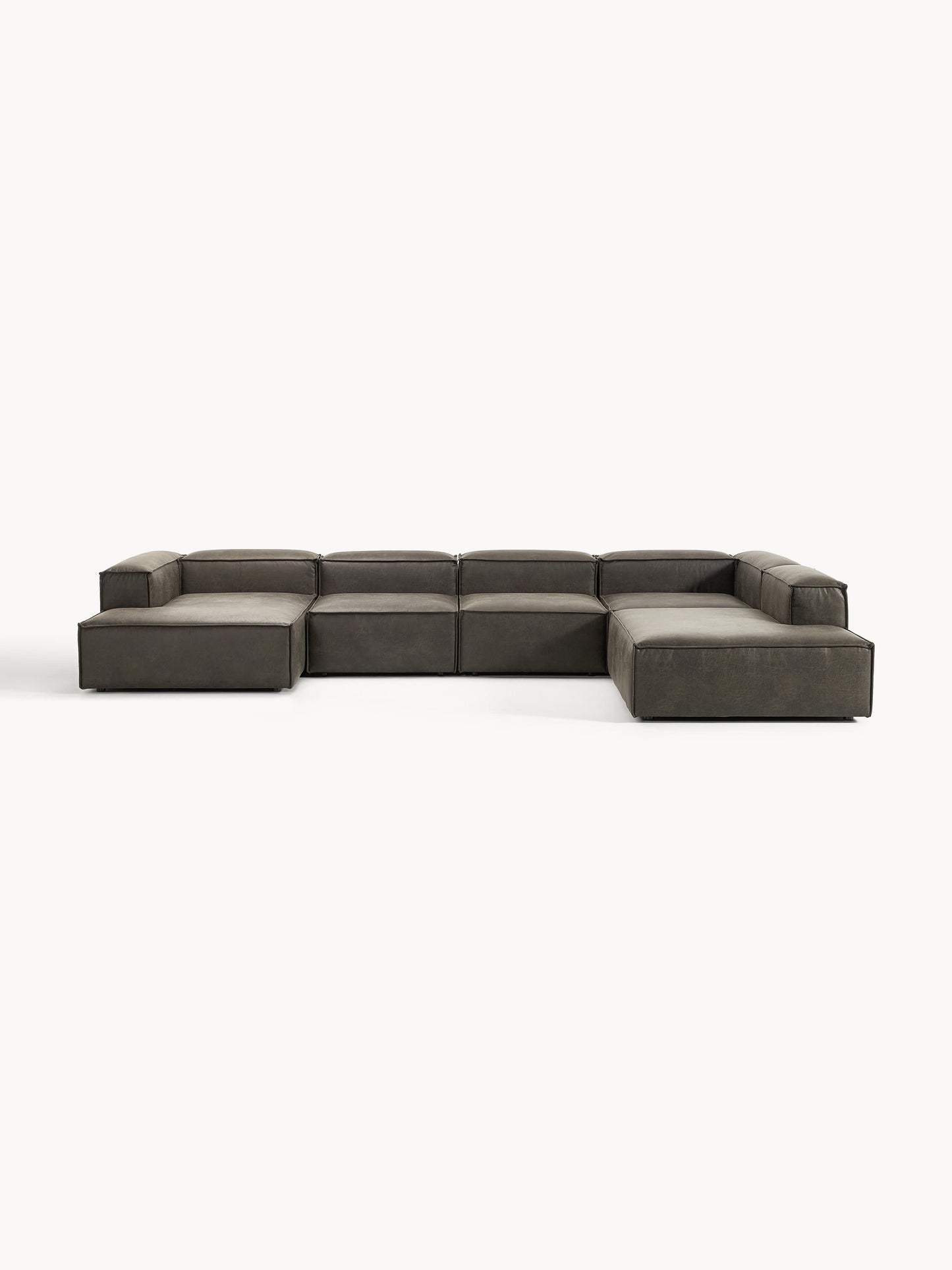 Lenvarro Modular XL Sofa in Leather