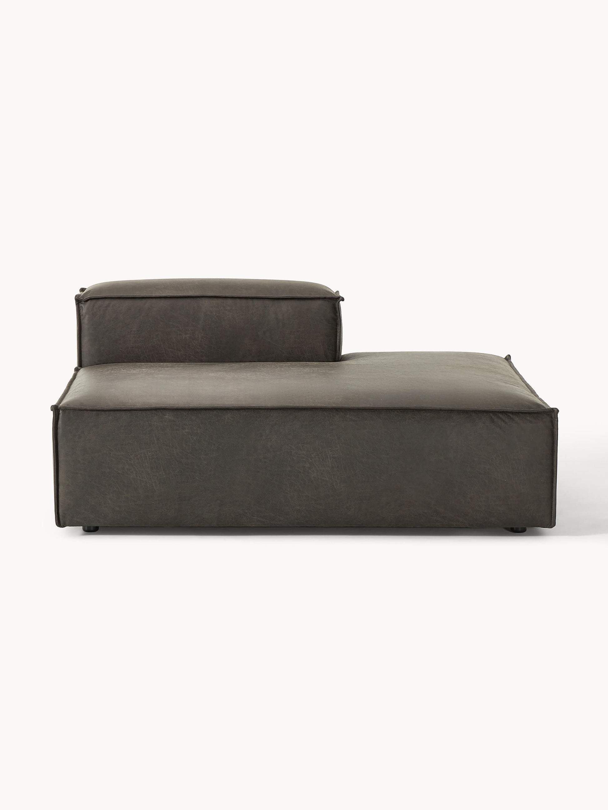 Lenvarro Ottoman Module in Leather