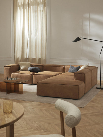 Lenvarro Ottoman Module in Leather