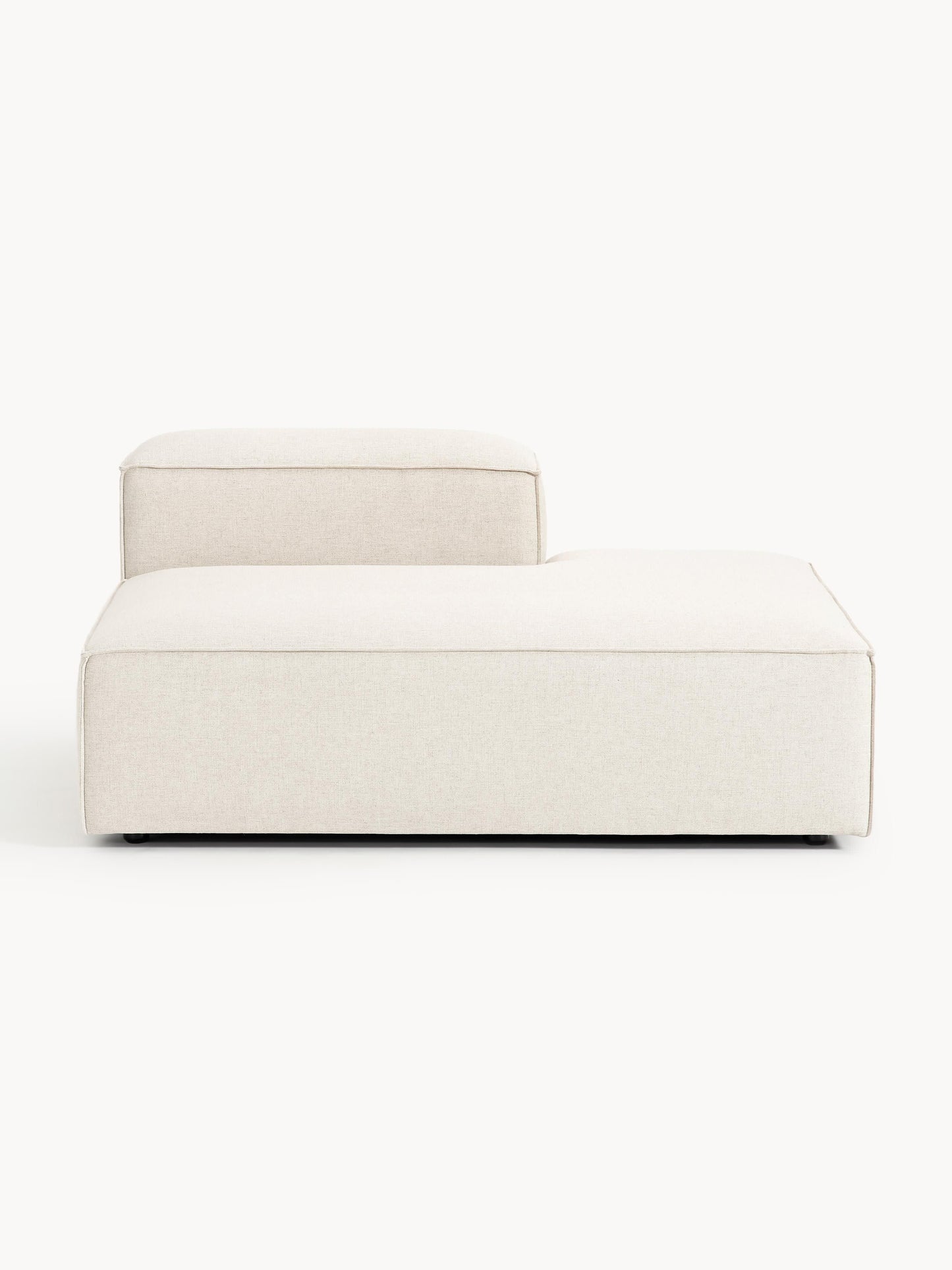 Lenvarro Ottoman Module in Linen Blend