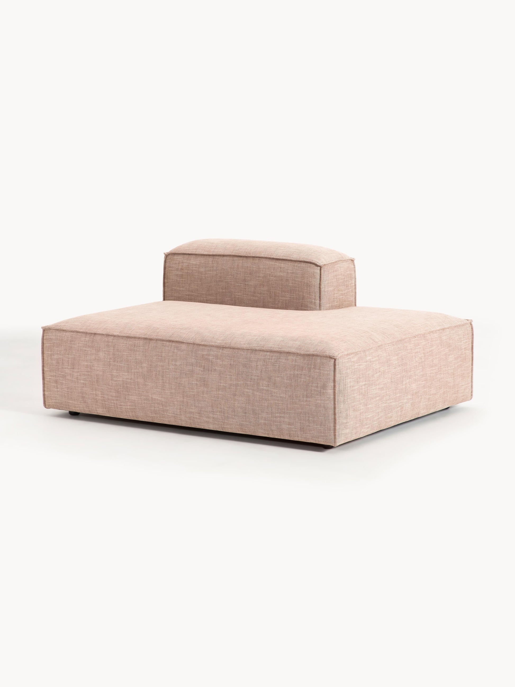 Lenvarro Ottoman Module in Linen Blend
