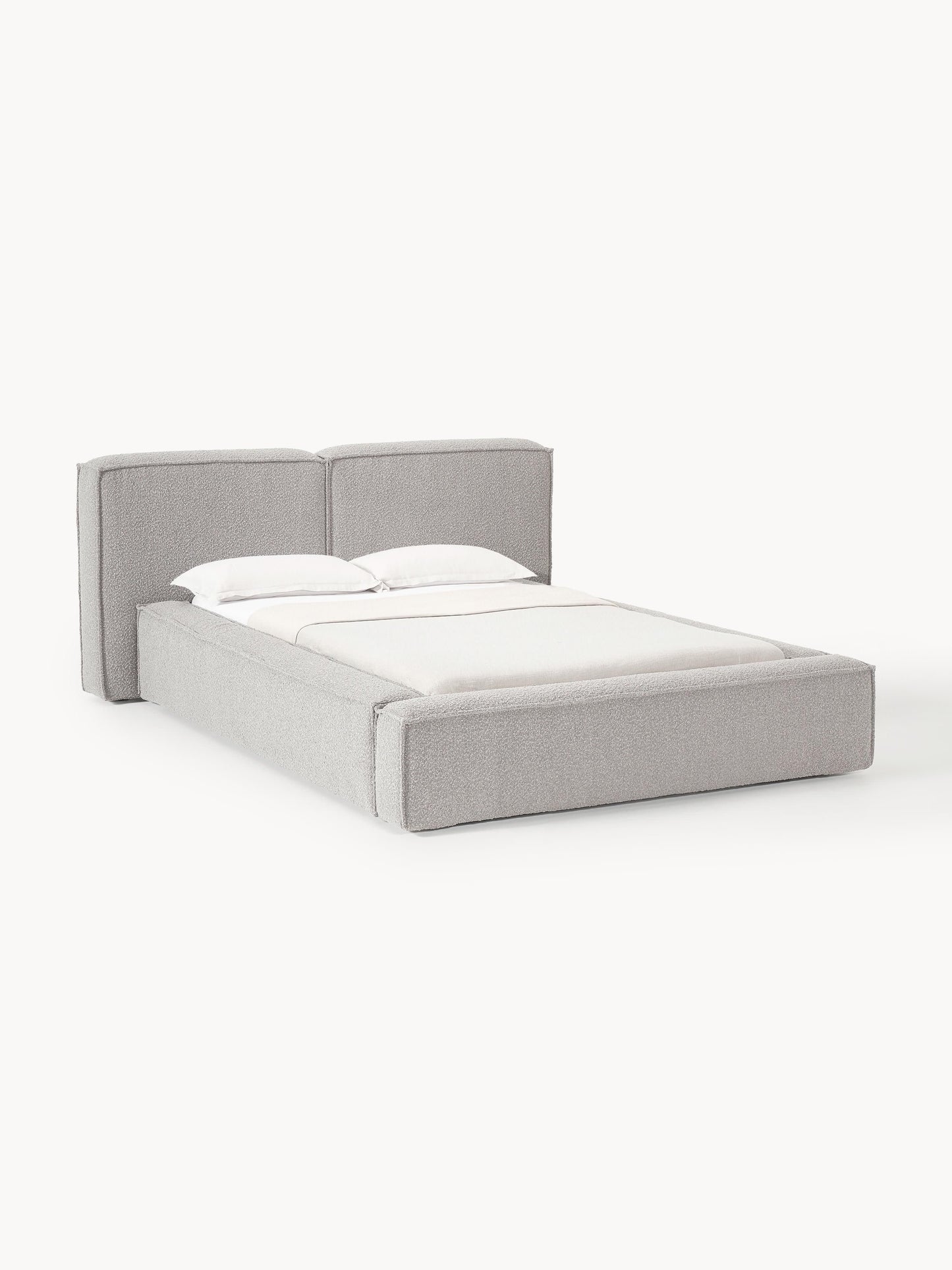 Lenvarro Upholstered Bouclé Bed
