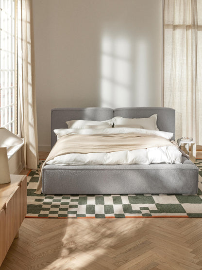Lenvarro Upholstered Bouclé Bed