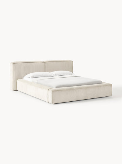 Lenvarro Upholstered Storage Bed in Corduroy