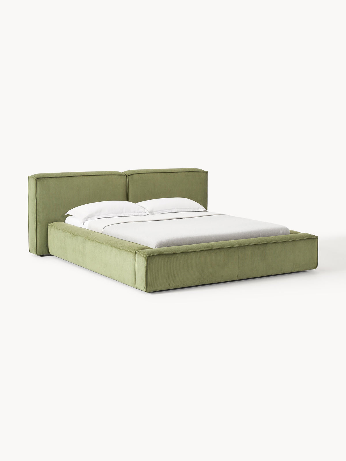 Lenvarro Upholstered Storage Bed in Corduroy