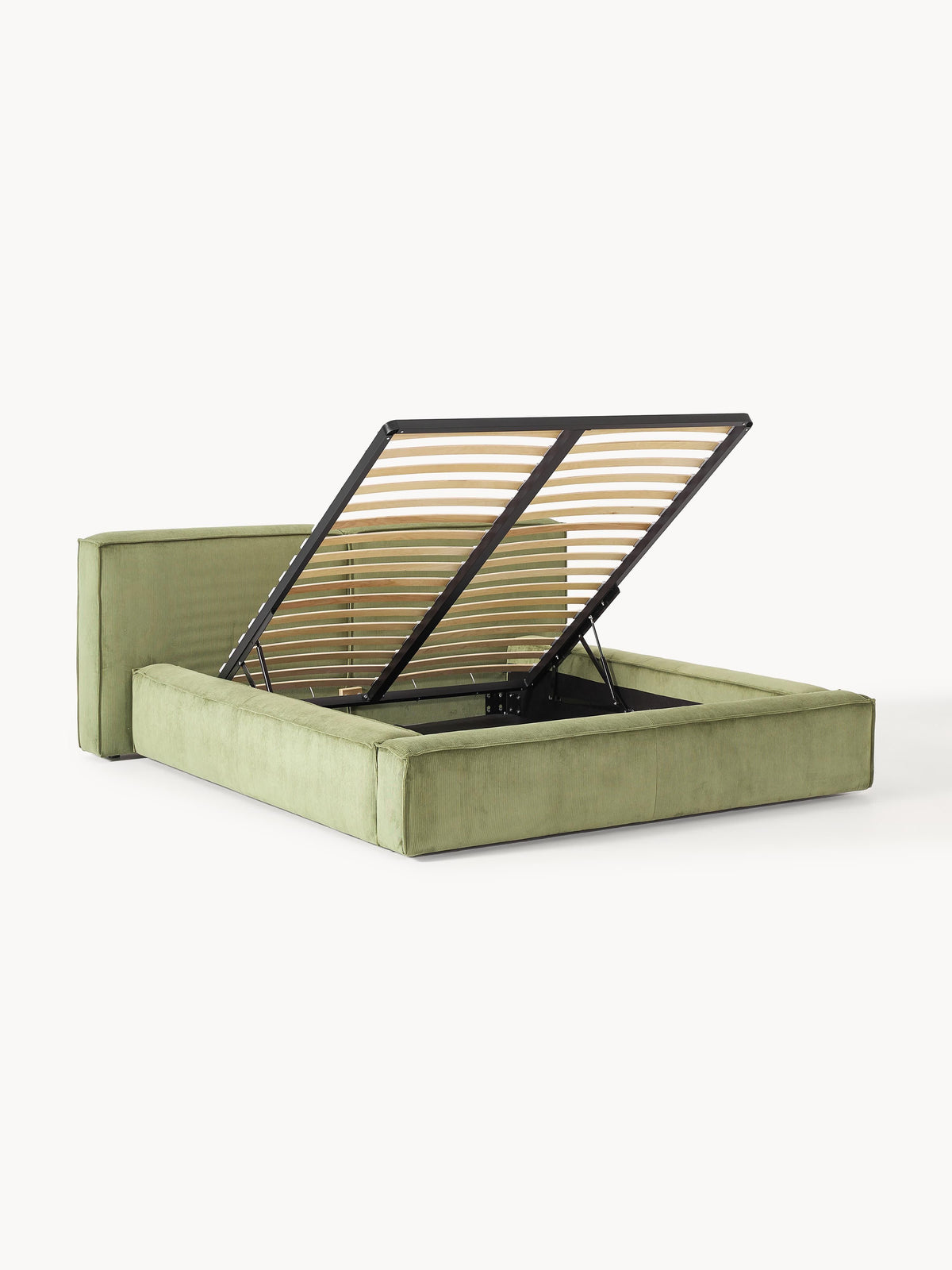 Lenvarro Upholstered Storage Bed in Corduroy