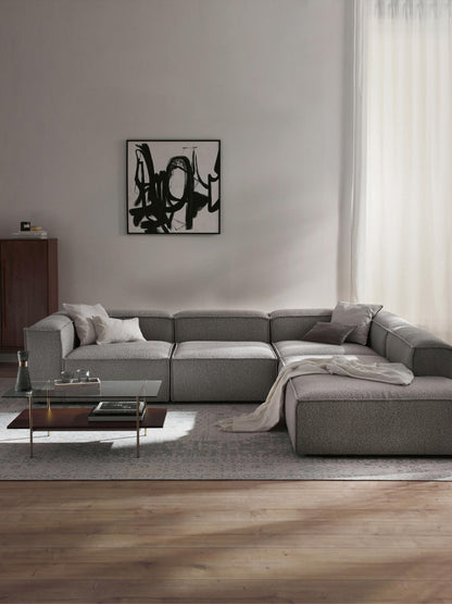 Lenvarro XL Modular Bouclé Corner Sofa (4-Seater)