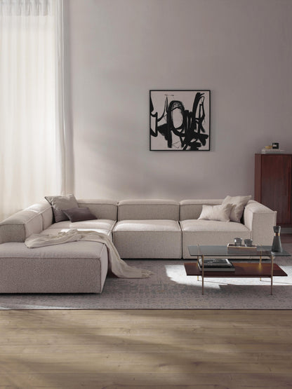 Lenvarro XL Modular Bouclé Corner Sofa (4-Seater)