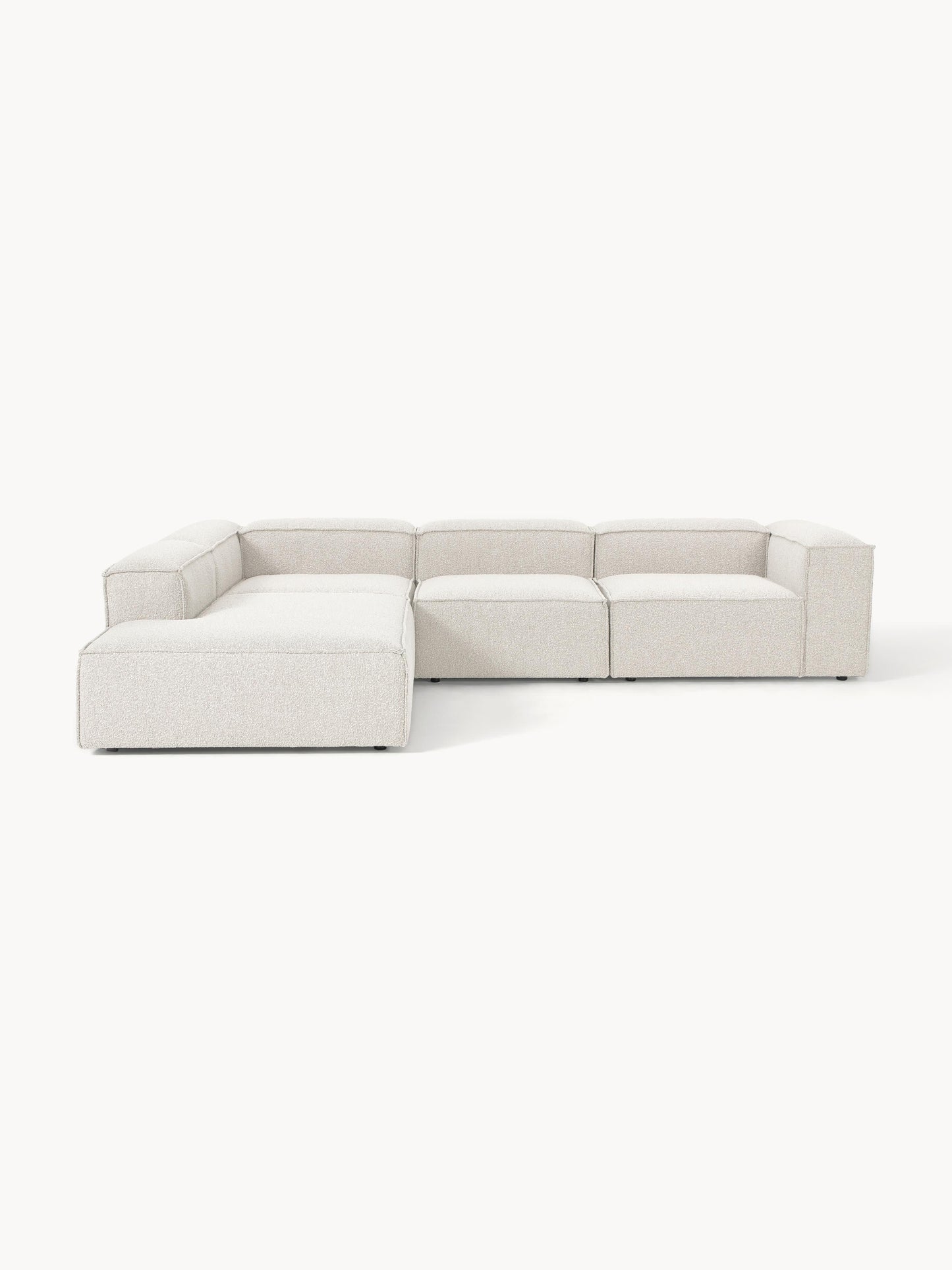 Lenvarro XL Modular Bouclé Corner Sofa (4-Seater)