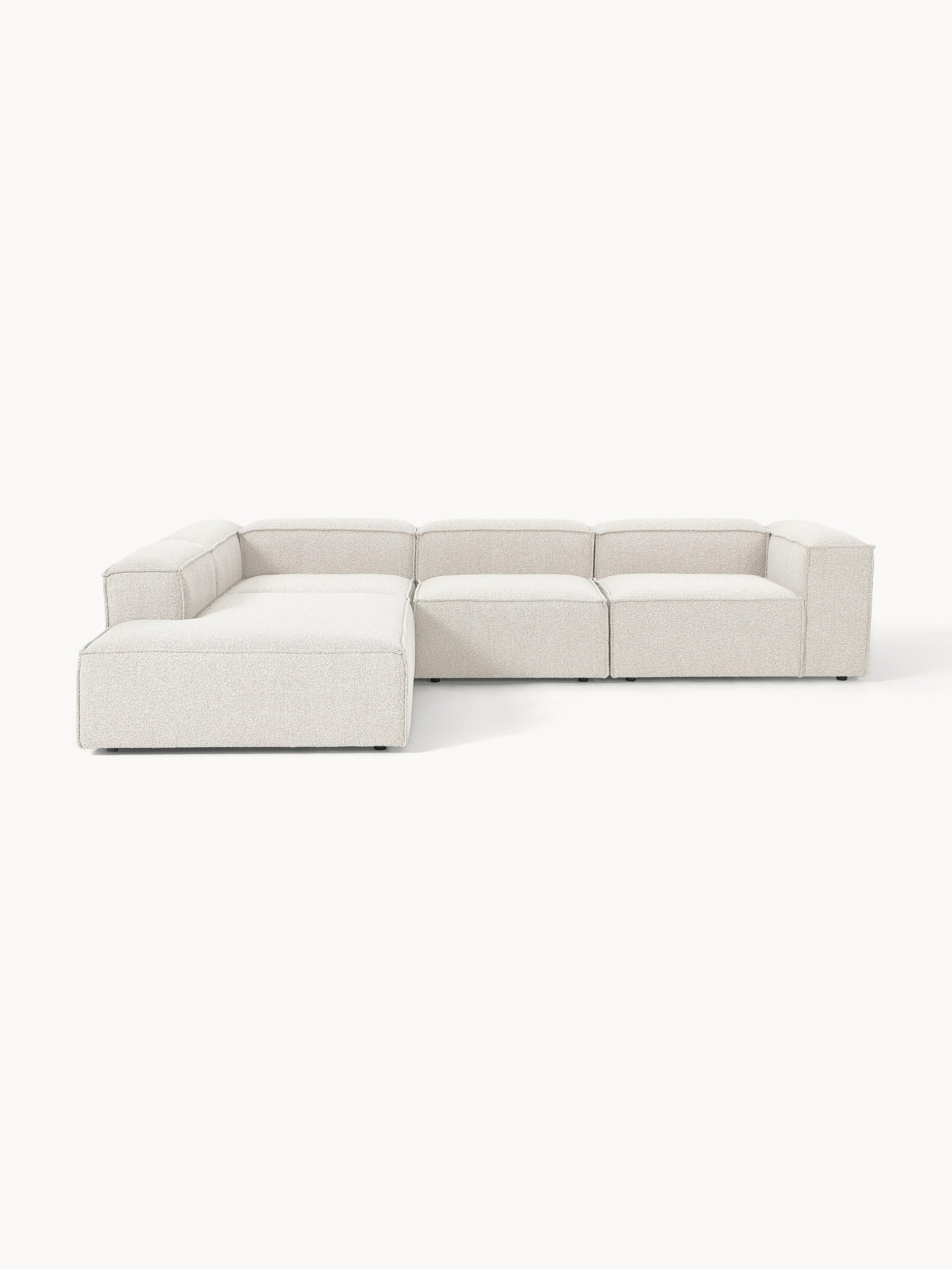 Lenvarro XL Modular Bouclé Corner Sofa (4-Seater)