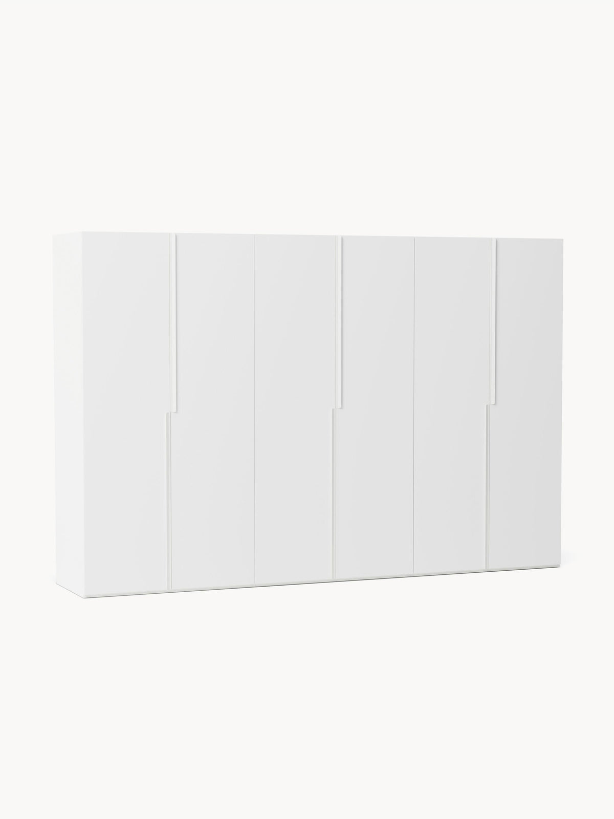 Leobrino Modular Hinged-Door Wardrobe, 300 cm Wide, in Various Sizes