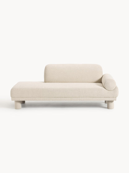 Lilverta Ottoman in Bouclé