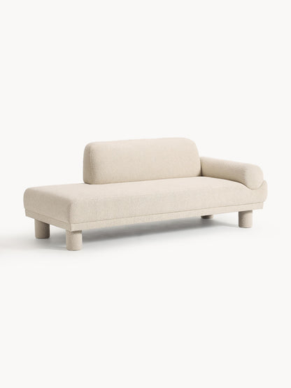 Lilverta Ottoman in Bouclé