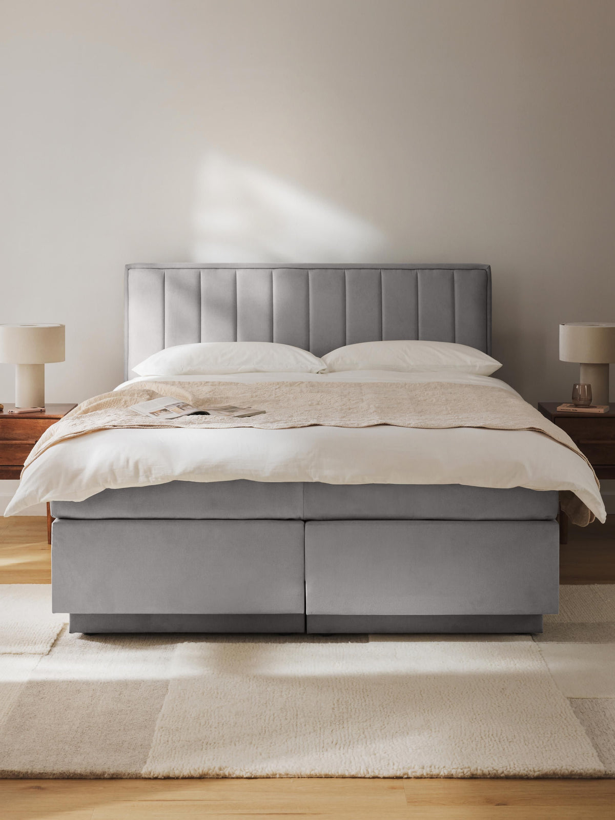 Livorena Box Spring Storage Bed